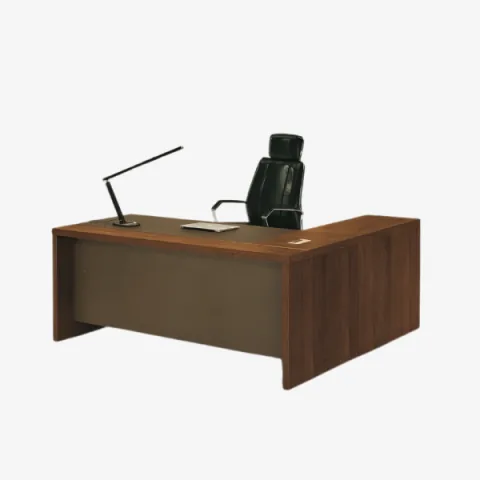 Bureau exécutif discret pour management avec plateau large