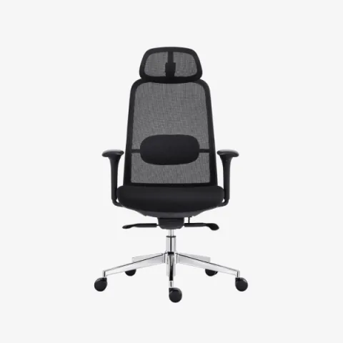 Chaise de bureau ergonomique avec appui-tête réglable