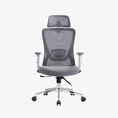 Chaise de direction en mesh avec appui-tête ajustable