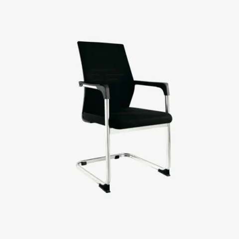 Chaise visiteur professionnelle avec design ergonomique léger