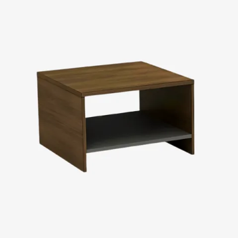 Table basse compacte en bois pour bureau moderne