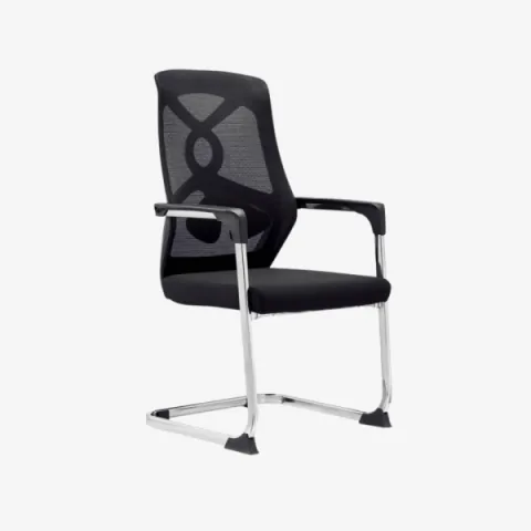 Fauteuil visiteur dossier en mesh