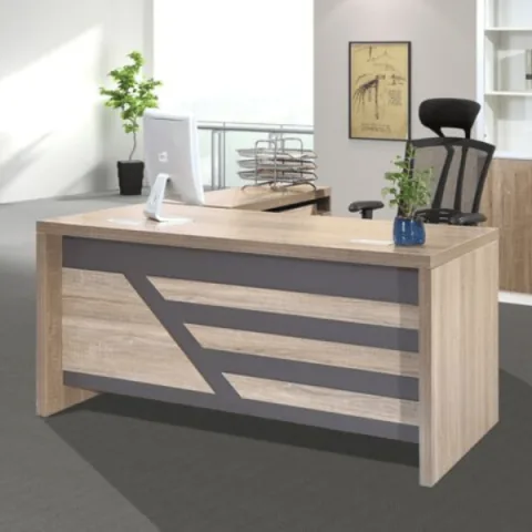 Bureau Exécutif en bois avec caisson de Rangement