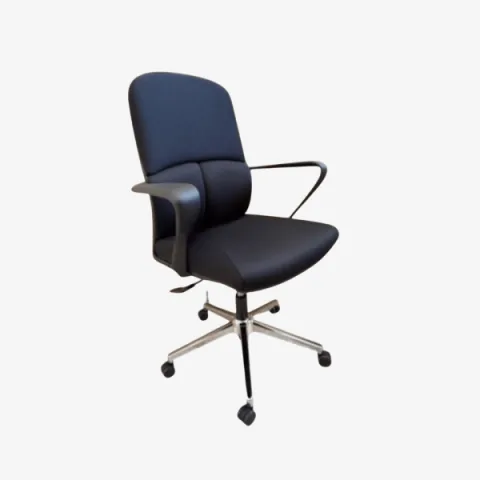 Fauteuil en tissu noir